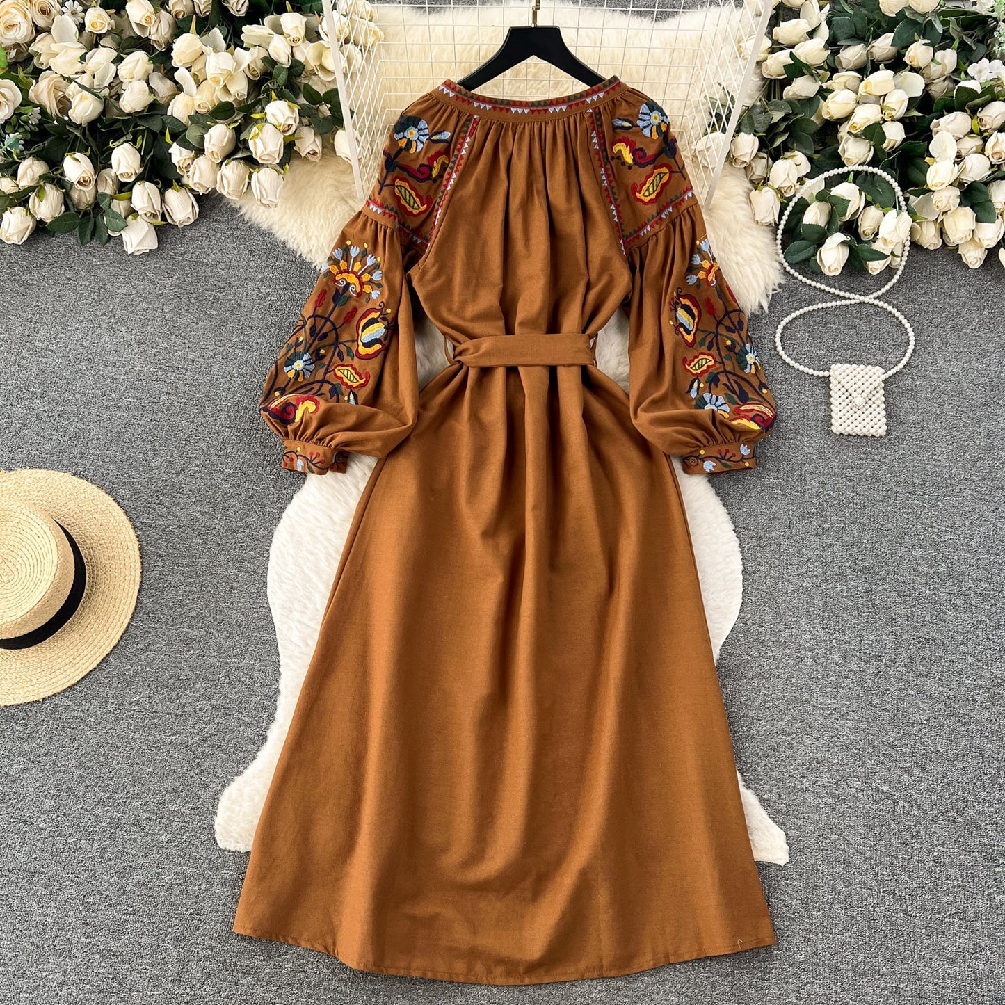 Bohemian Free Spirit Floral Dress