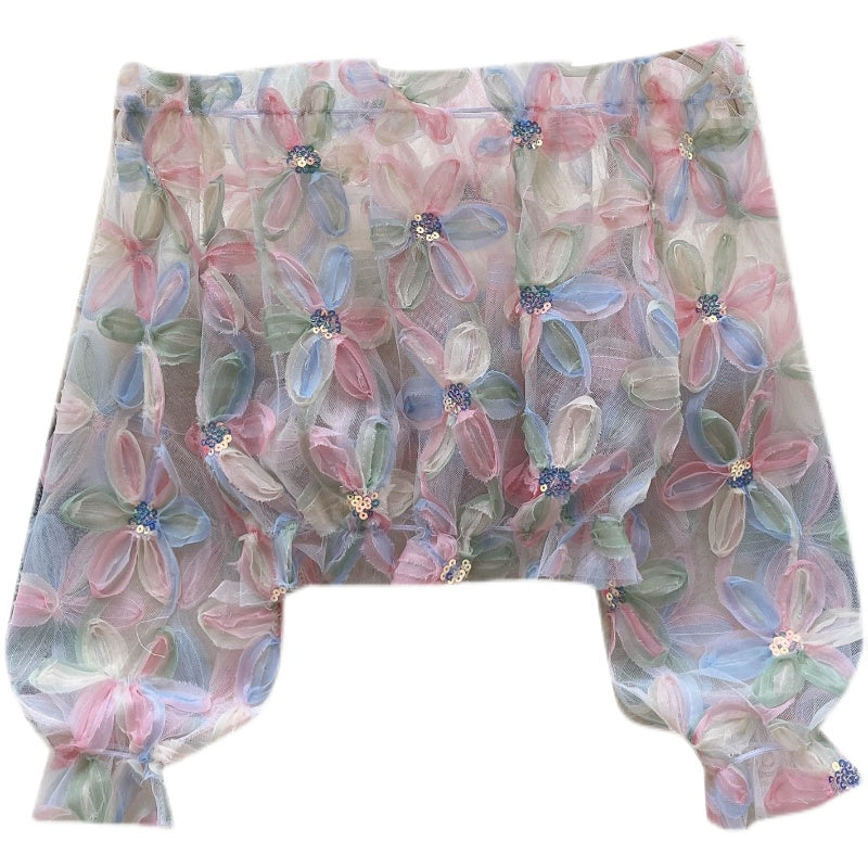 Blossom Petals Fairy Mesh Top