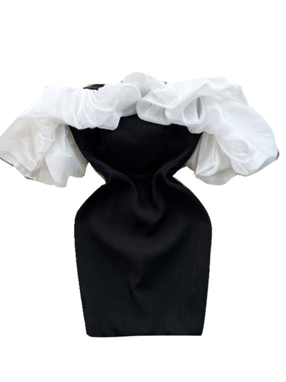 Chic Color Block Sheath Dress