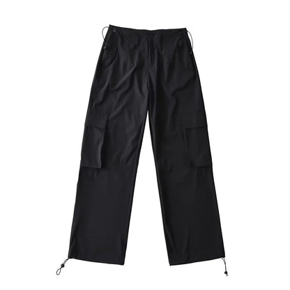 Adjustable Waist Cargo Overalls
