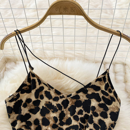 Animal Magnetism Backless Slinky Dress