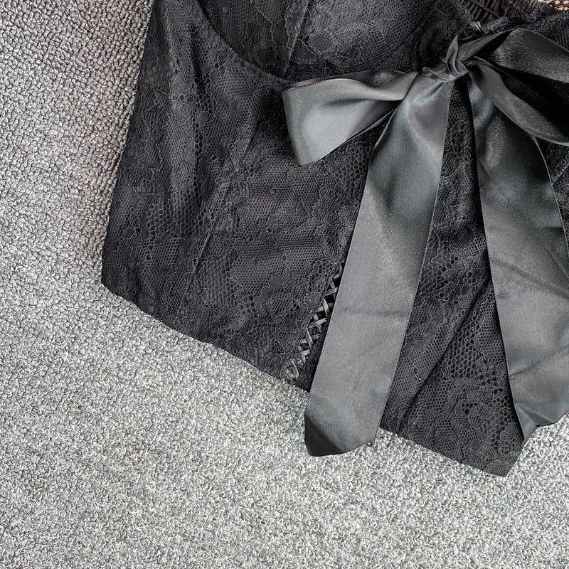 Lace Camisole With Eyelashes