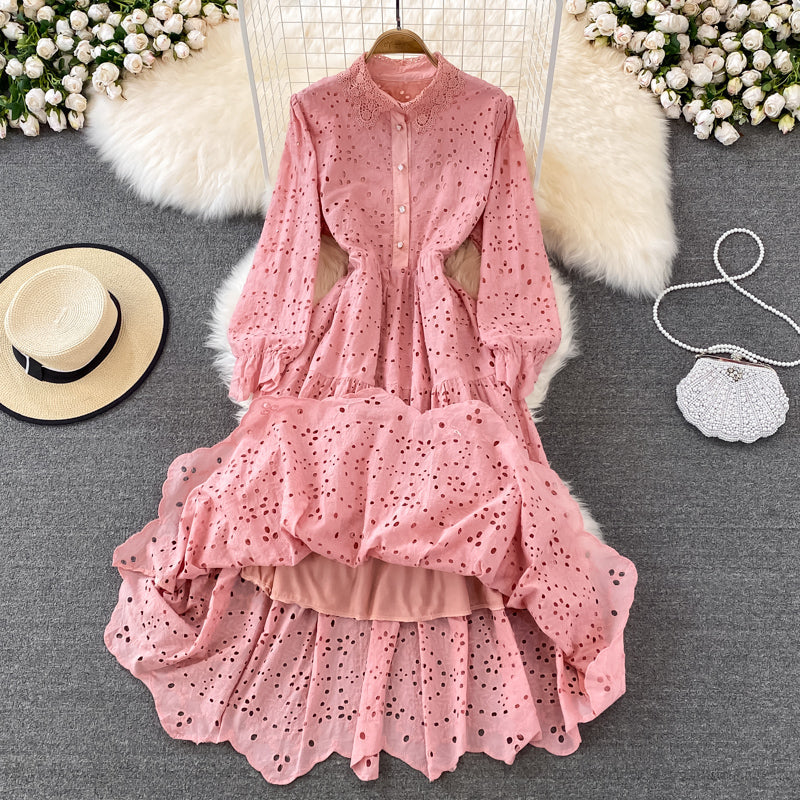 Cutout Lapel Dress