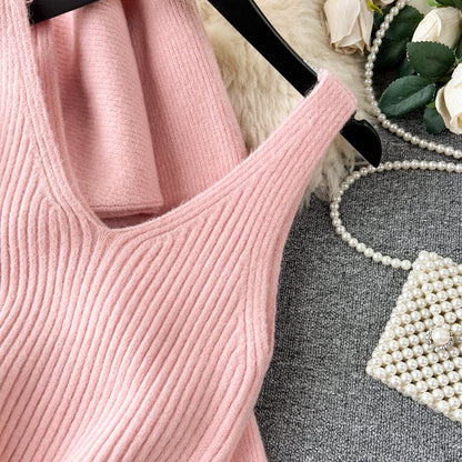 Creamy Colors Knitted 2Pcs