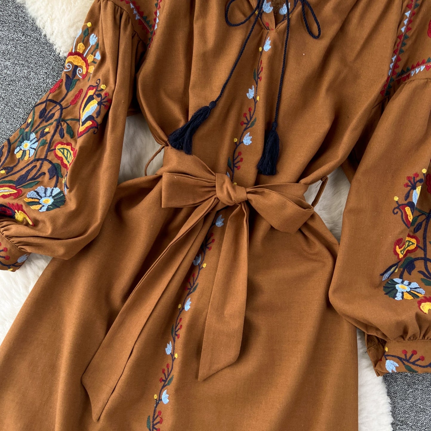 Bohemian Free Spirit Floral Dress