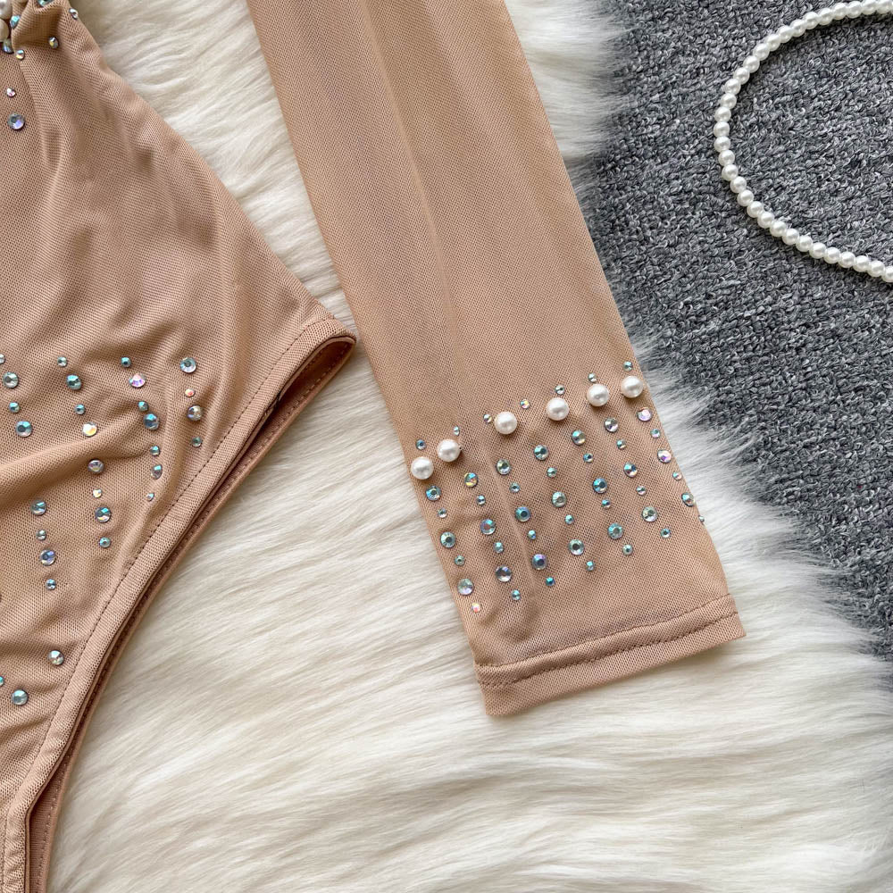 Elegant Beaded Sequin Lingerie