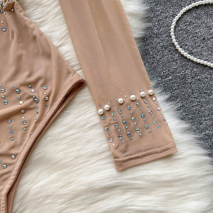 Elegant Beaded Sequin Lingerie