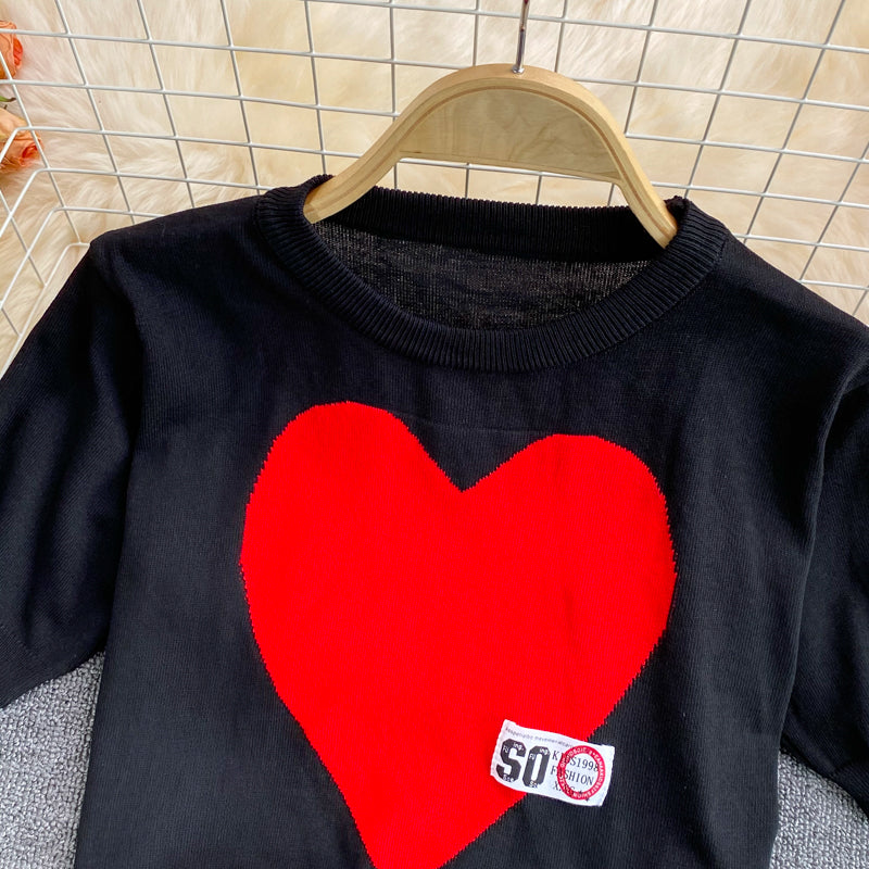 Love Ice Silk Short Sleeve T-Shirt