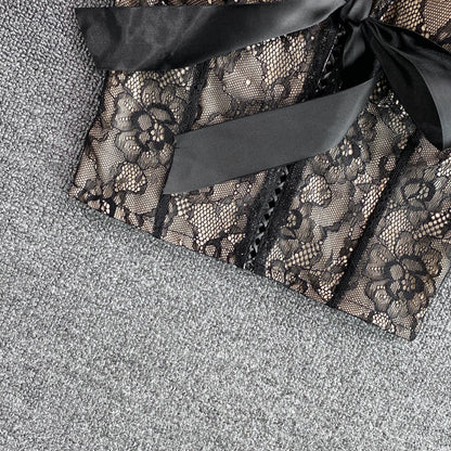 Lace Camisole With Eyelashes