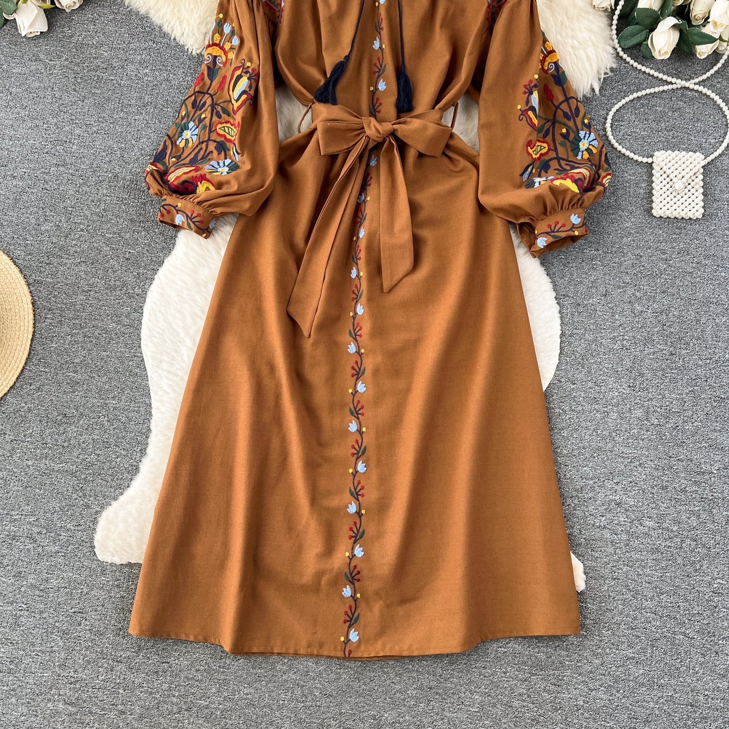 Bohemian Free Spirit Floral Dress