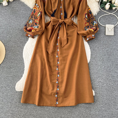 Bohemian Free Spirit Floral Dress