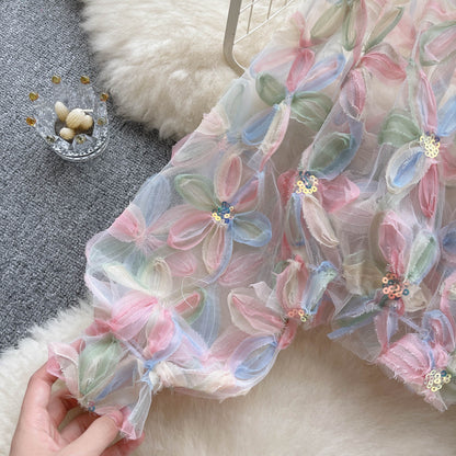 Blossom Petals Fairy Mesh Top