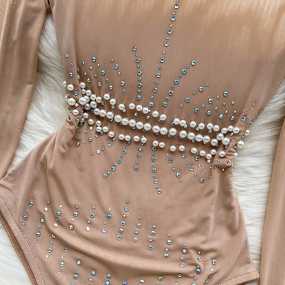 Elegant Beaded Sequin Lingerie