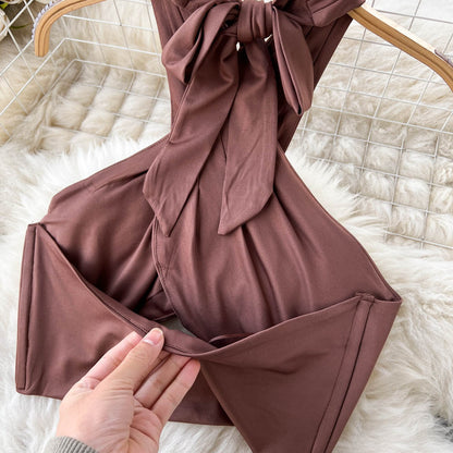 Crossover Tank Top&Bustier 2Pcs Set