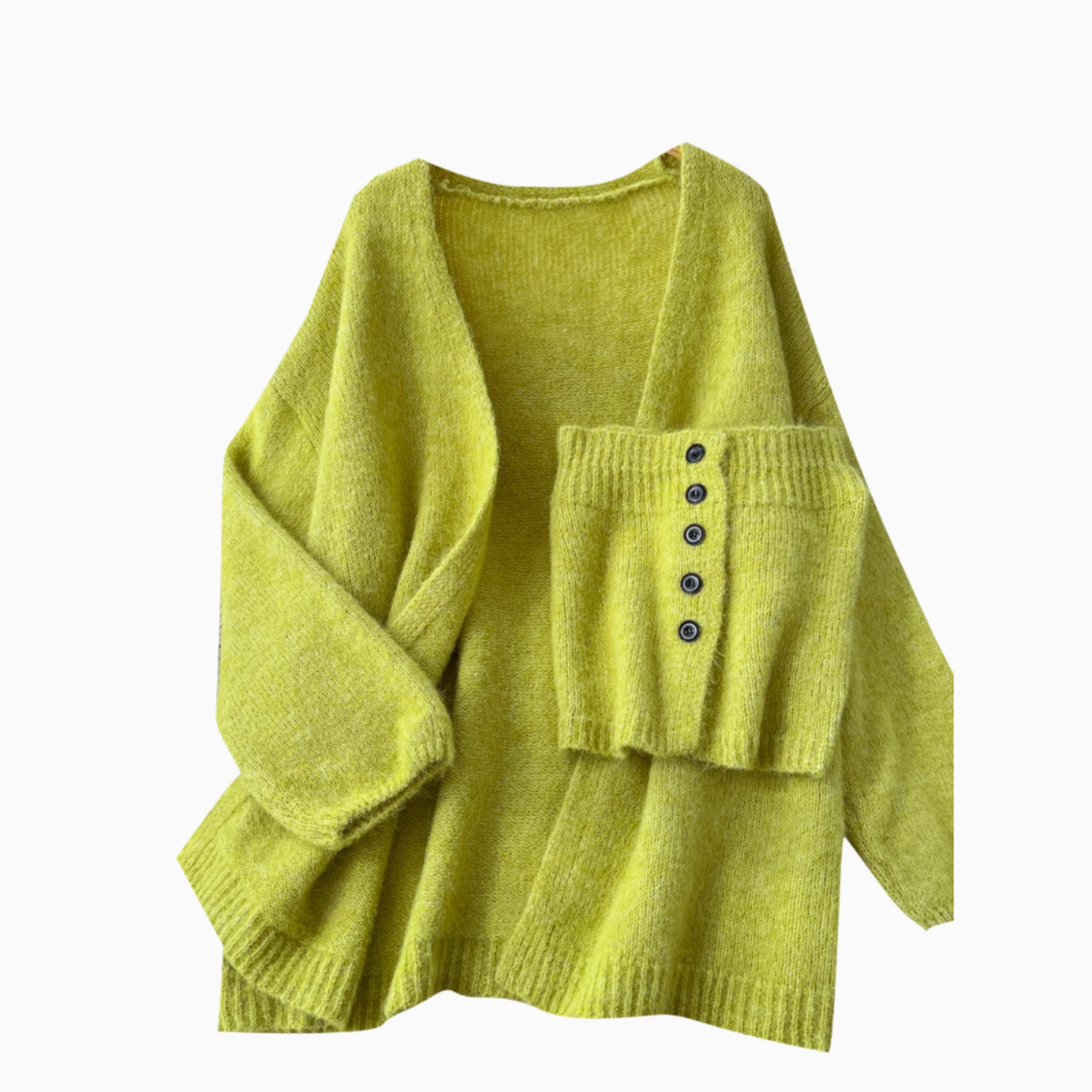 Tank Top&Loose-fit Cardigan 2Pcs