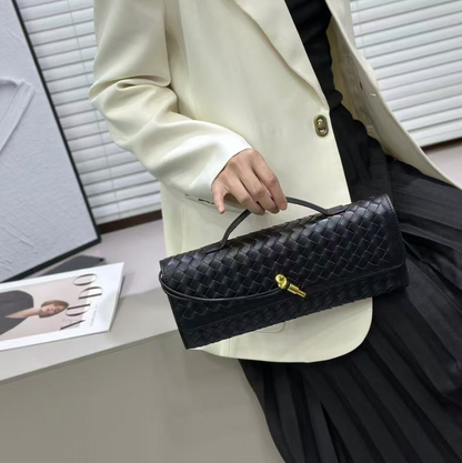 Handmade Crafted Soft Leather Baguette Bag