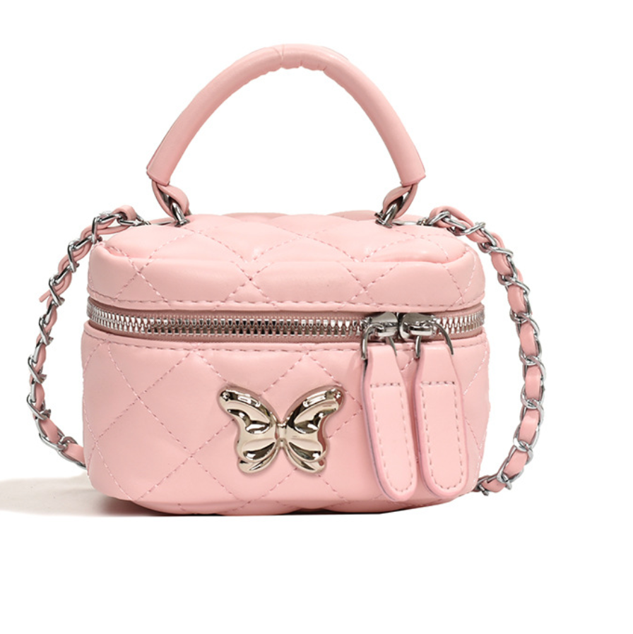High-end Lattice Butterfly Cubic Bag
