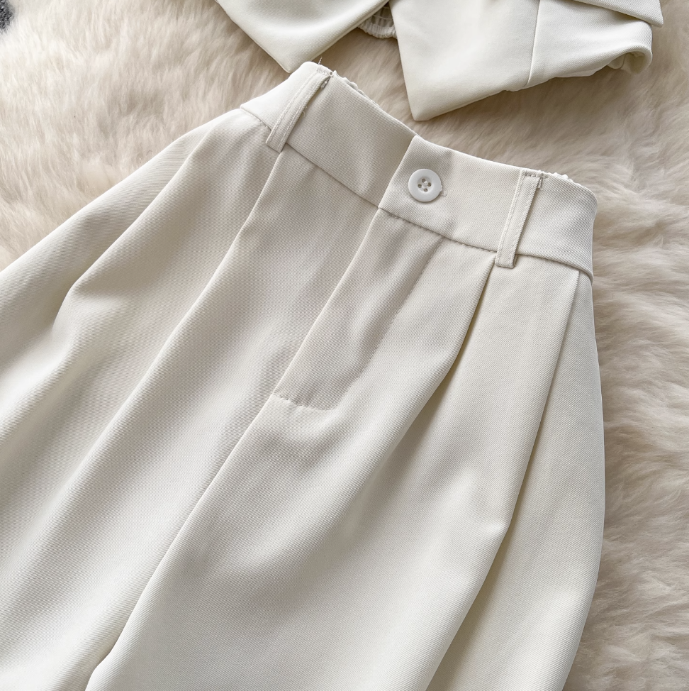 Suit Camisole & Straight Trousers 2Pcs