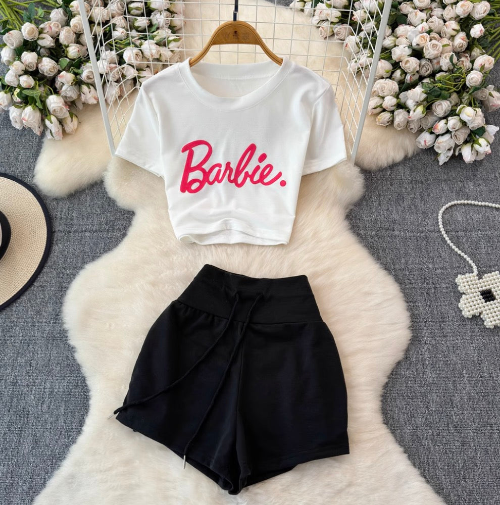T-Shirt & Shorts Ice Silk 2Pcs