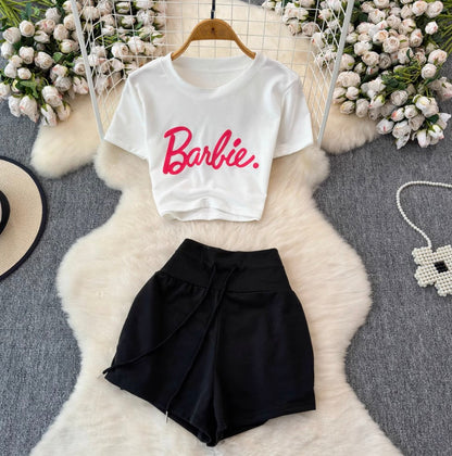 T-Shirt & Shorts Ice Silk 2Pcs