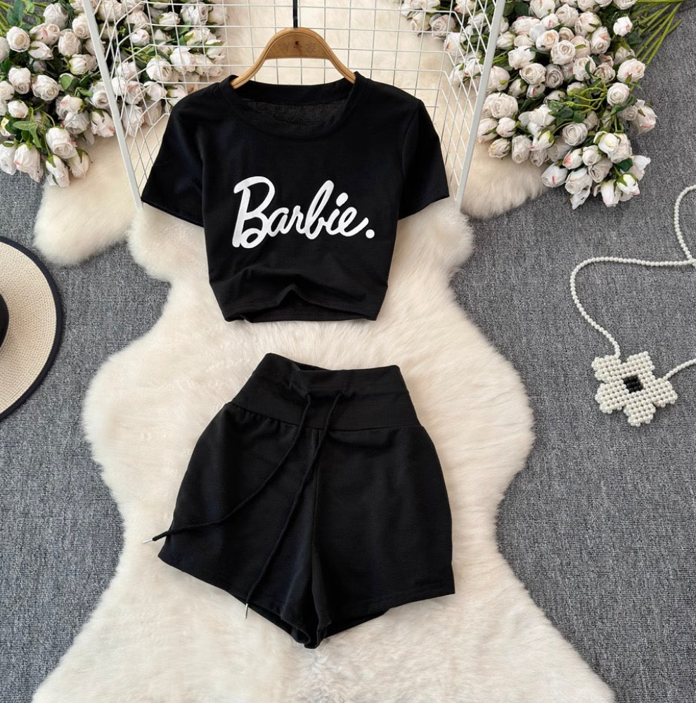 T-Shirt & Shorts Ice Silk 2Pcs