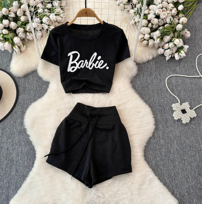 T-Shirt & Shorts Ice Silk 2Pcs