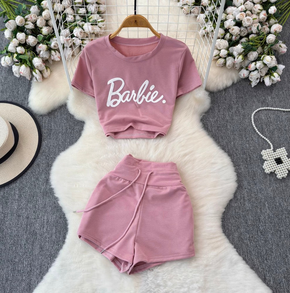 T-Shirt & Shorts Ice Silk 2Pcs