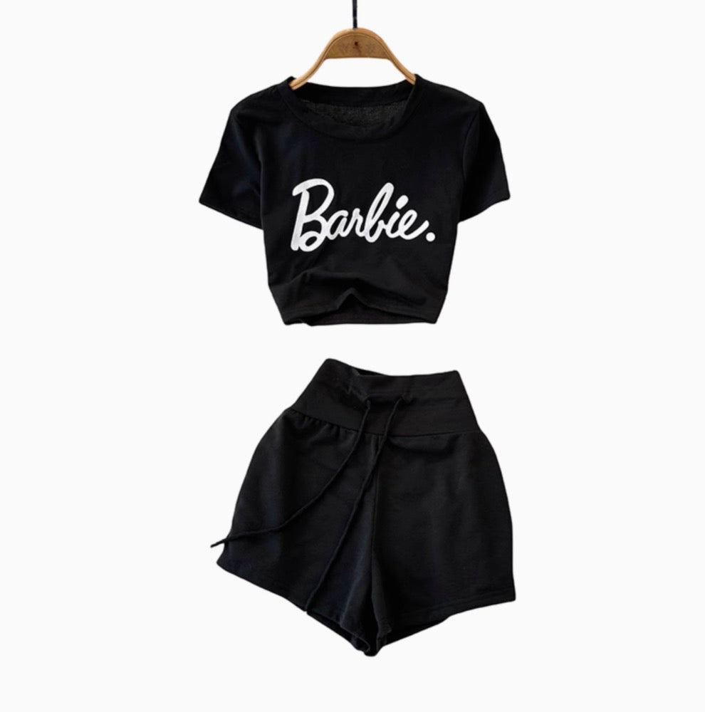 T-Shirt & Shorts Ice Silk 2Pcs