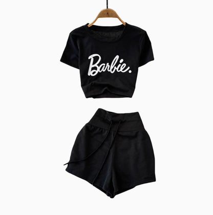 T-Shirt & Shorts Ice Silk 2Pcs