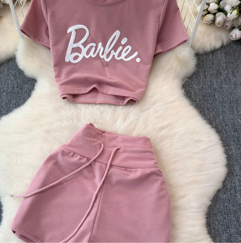T-Shirt & Shorts Ice Silk 2Pcs