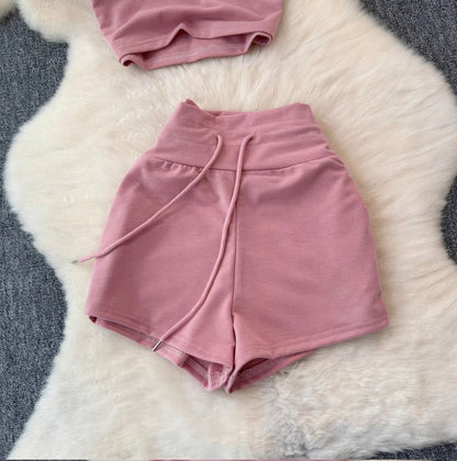 T-Shirt & Shorts Ice Silk 2Pcs
