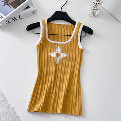 Hottie Square Neckline Knit Vest