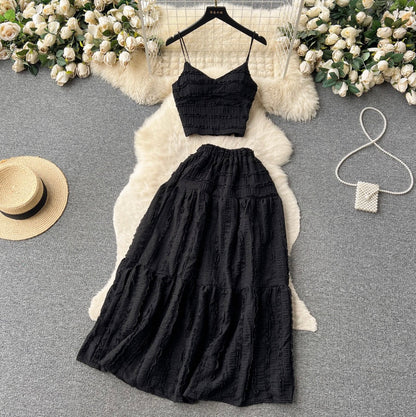 Sweetie Camisole & Half-body Skirt 2Pcs