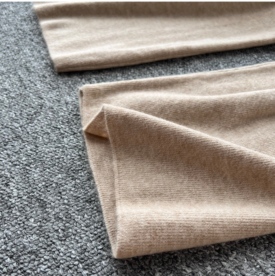 Polo Cardigan & Knit Trousers 2Pcs