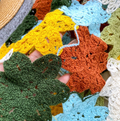 Bohemian Style Colorful Crochet Cardigan