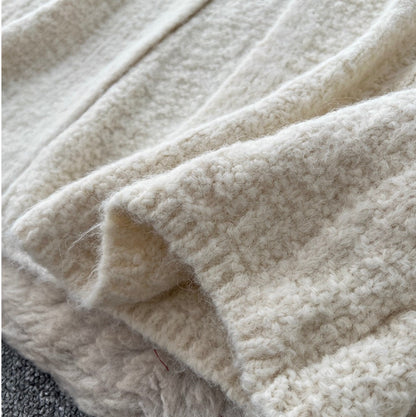 Soft Cardigan & Vest Dress 2Pcs