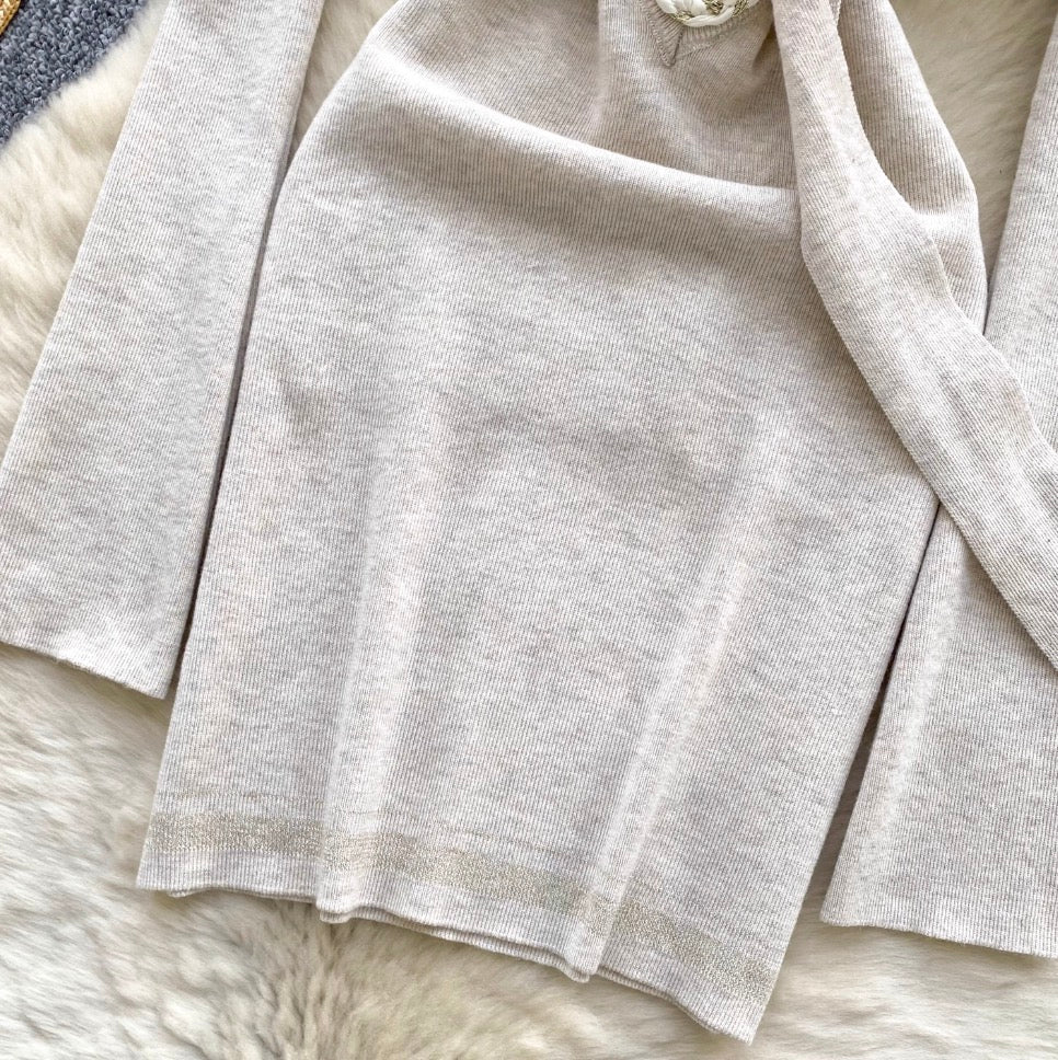 Niche Halter Dress & Outwear Knitted Dress