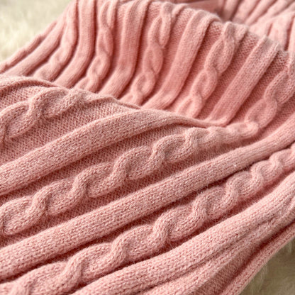 Halter Sweater Top & Cardigan 2Pcs
