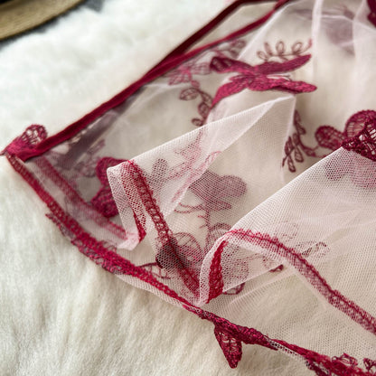 Sexy See-Through Butterfly Cheongsam