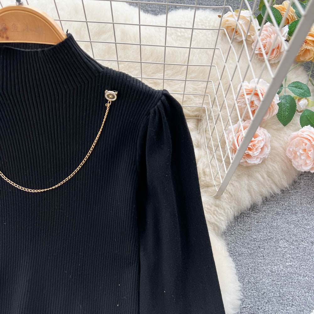 Ensemble 2 pièces pull à col roulé et jupe écossaise