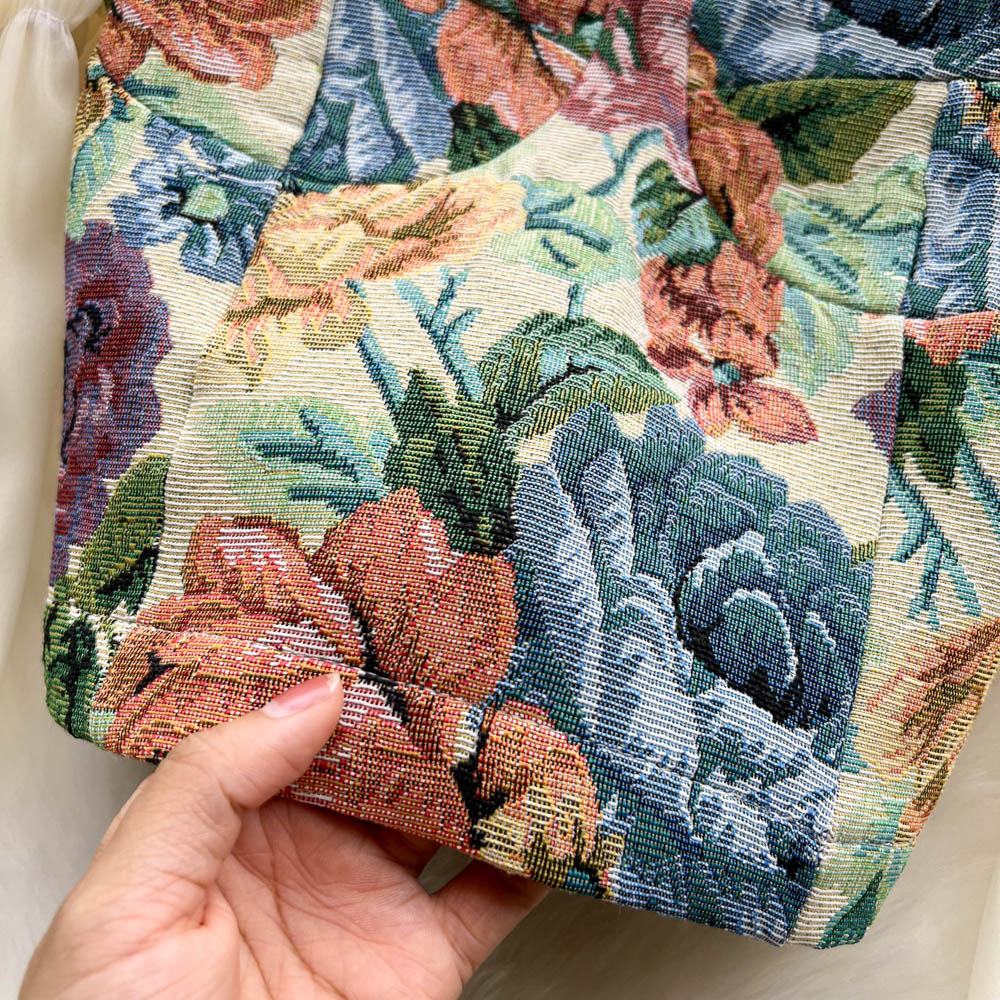 2pcs Bubble-sleeve Top with Pleated Skirt