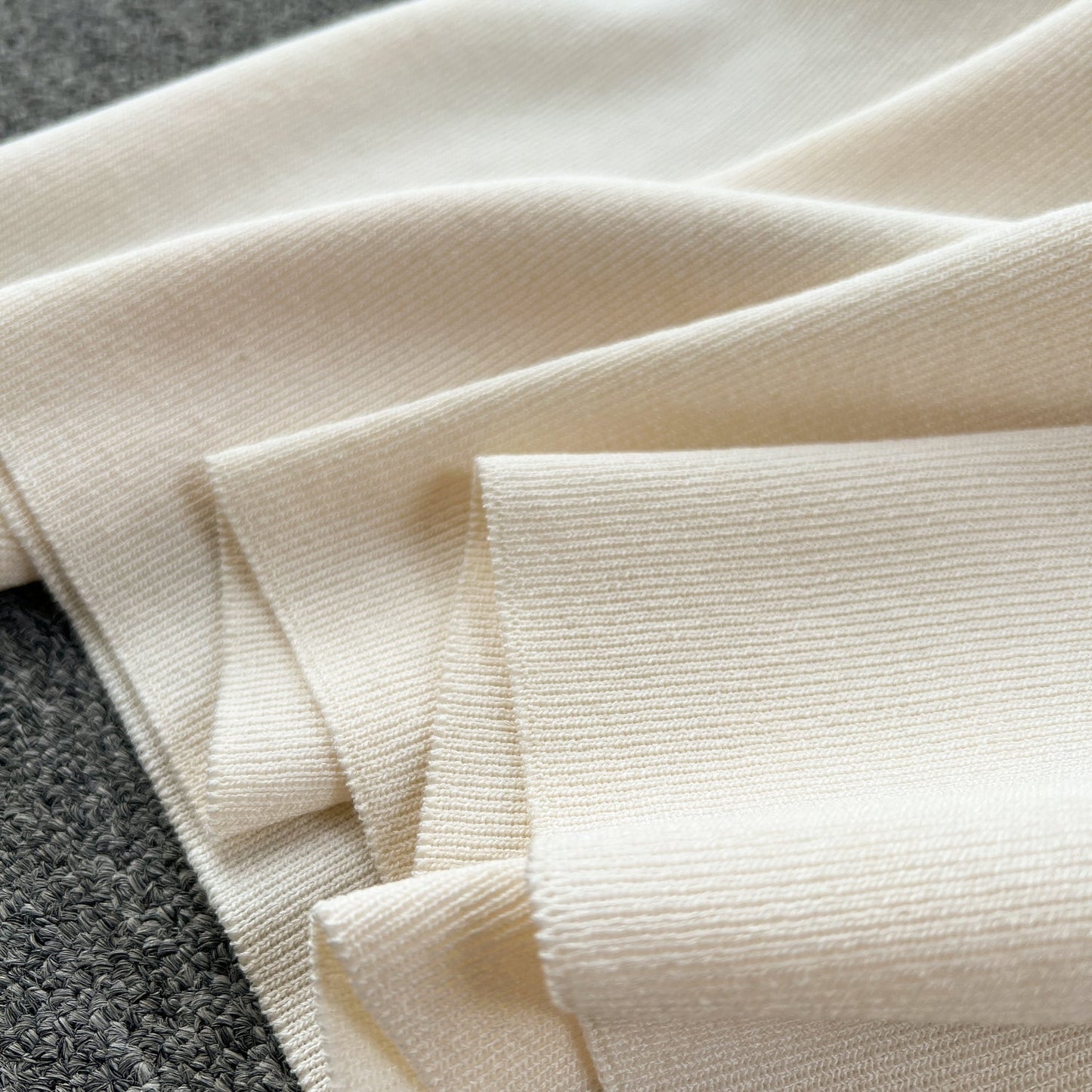 Cardigan&Half-body Skirt Fringed Knit 2Pcs