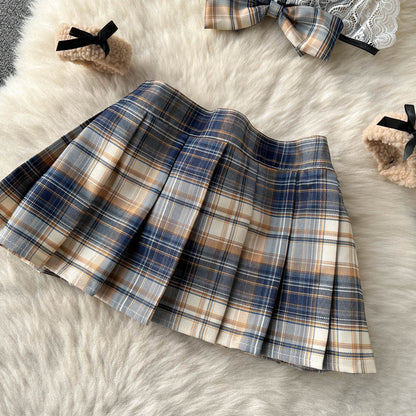 Lace Tank Top&Pleated Skirt Uniform