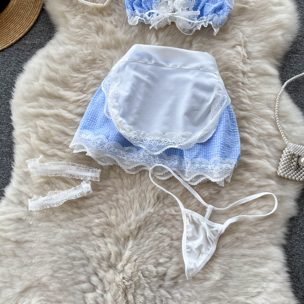 French Maid Lace & Ruffle Ensemble