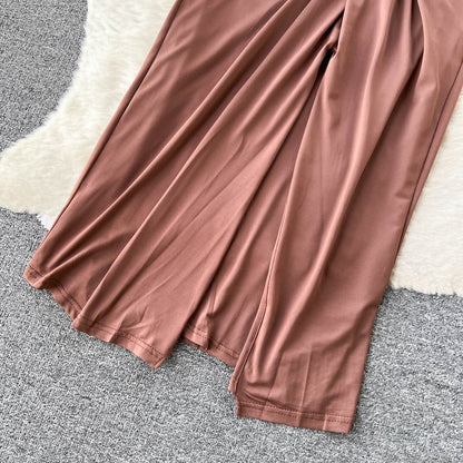 Crossover Tank Top&Bustier 2Pcs Set