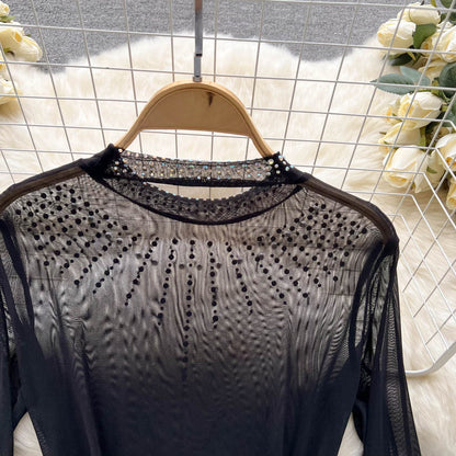 Elegant Beaded Sequin Lingerie
