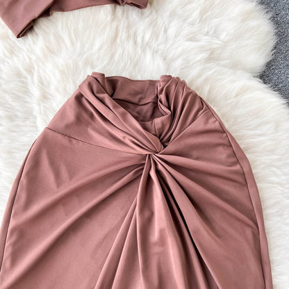 Crossover Tank Top&Bustier 2Pcs Set