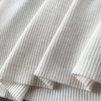 Vintage Double-breasted Knitted Dress