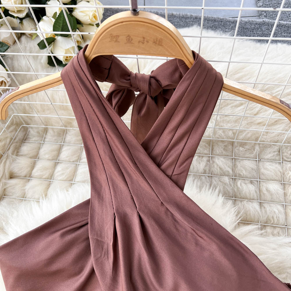 Crossover Tank Top&Bustier 2Pcs Set