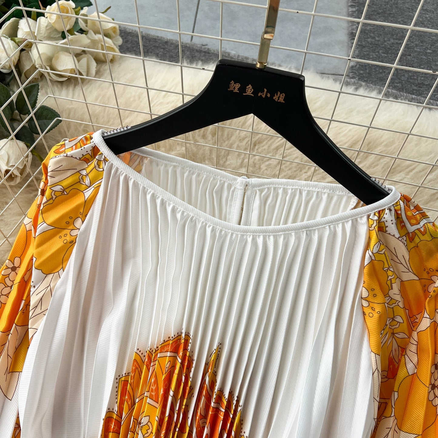 Floral Rhapsody High-Waist Skirt Dress